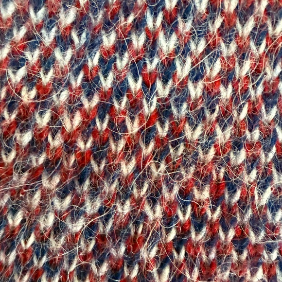 Kidka Iceland Wool Scarf 🇮🇸– Icelandic Flag Pattern – New w/ Tags - Picture 10 of 15